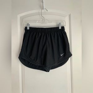 black Nike dri-fit shorts